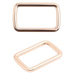 Рамка прямоугольная металл 40 мм /49х30 мм/ золото цв.02, ГУ12749, 4 шт