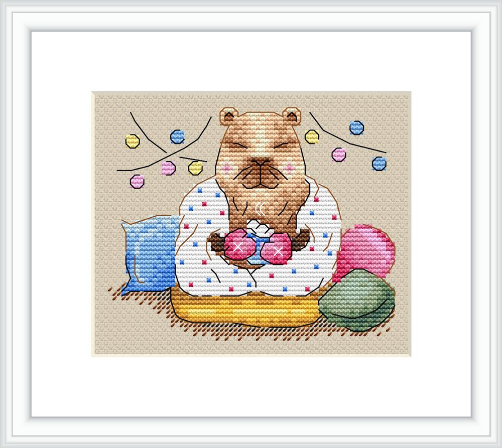 Набор для вышивания нитками МП Студия (Жар-птица), Тёплый вечер, 10х12 см