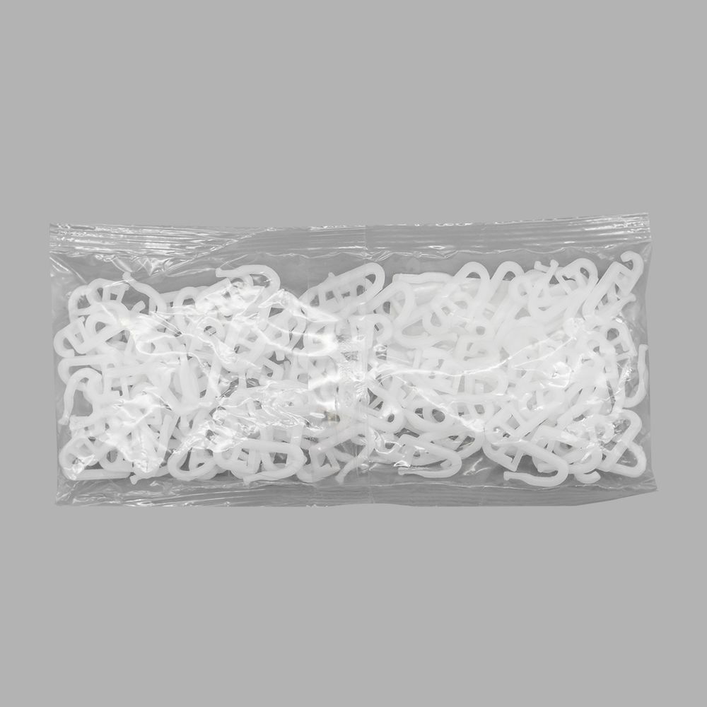 Крючки шторные для карниза 26 мм, 100 шт