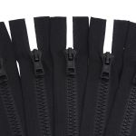 Молния трактор Arta Т6 (6 мм) 1 зам., разъем., 50 см, цв. 077 черный, уп.5 шт