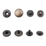 Кнопка Альфа (S-образная) ⌀12.5 мм, ≈144 шт, СТАЛЬ, №54 антик, NEW STAR