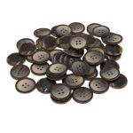 Пуговицы 4 прокола 36L, (col.D (т.коричневый)), 72 шт