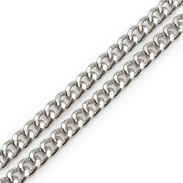 Цепь алюминиевая 6,6х5,2х10м (никель), К1705