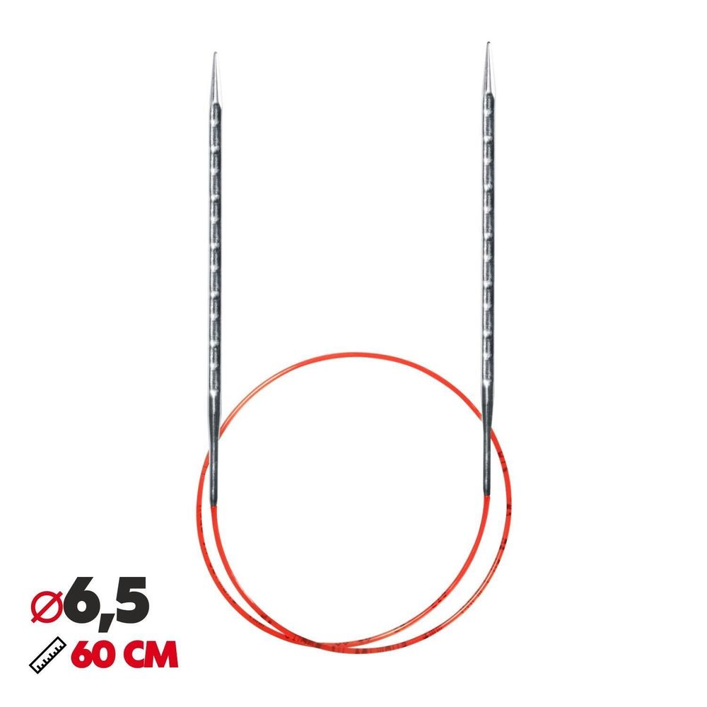Спицы круговые Addi Novel ⌀6.5мм, 60 см /TOS/
