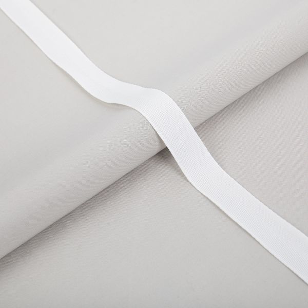 Тесьма (лента) окантовочная 23 мм / 50 метров, белый, Gamma 0с798 (р.9432)