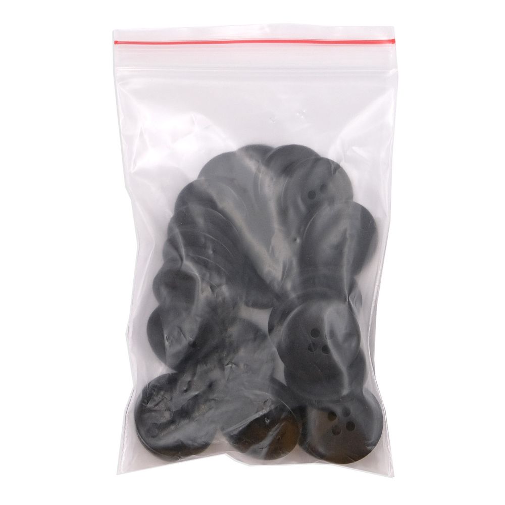 Пуговицы 4 прокола 34L (21мм), (Black (черный)), 24 шт, 613989-2