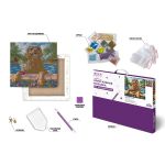 Кристальная (алмазная) мозаика Фрея ALPD-305, на подрамнике, Жизнь прекрасна !, 40х40 см