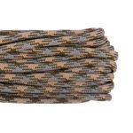 Шнур паракорд с сердечником ⌀4.0 мм, 10 м,±0.5 м, 20 камуфляж серый/бежевый/зеленый, Blitz KMF-7