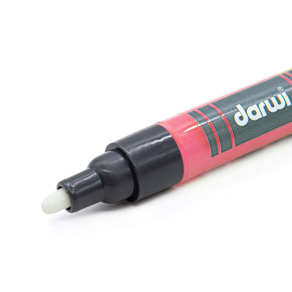 Маркер акриловый Darwi Opak, 3мм, укрывистый, 420 карминово-красный