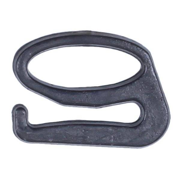 Крючки для бюстгальтера пластик 10.0 мм, 100 шт, черный, ГС1009