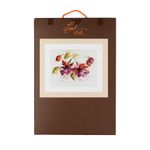 Набор для вышивания нитками Lanarte, Фиолетовые Цветы 49х39 см