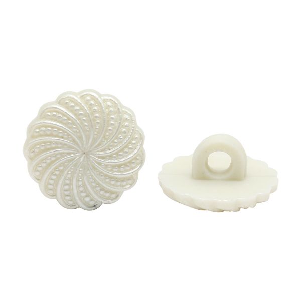 Пуговицы на ножке 24L (Pearl), 72 шт