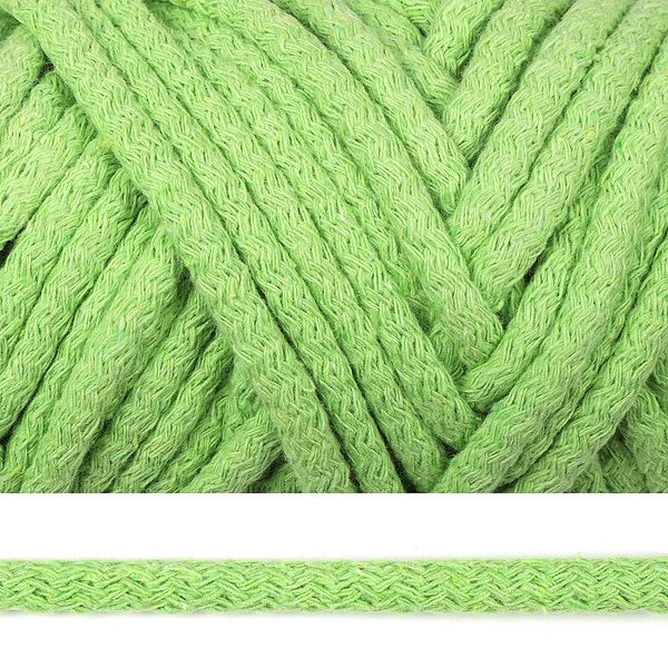 Шнур круглый х/б ⌀8.0 мм / 50 метров, с наполнителем, 2122 фисташковый