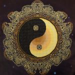 Алмазная (кристальная) мозаика Фрея, Инь-Ян, 50х50 см