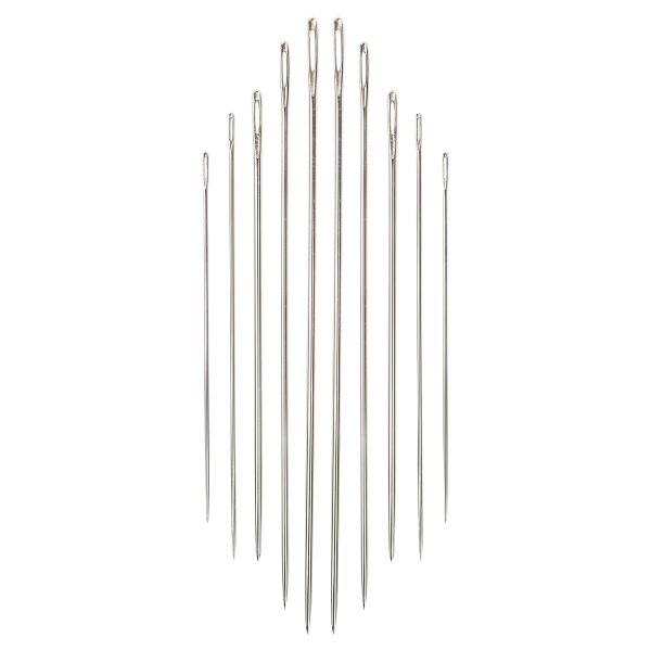 Иглы ручные для намётки, 10 шт, в конверте