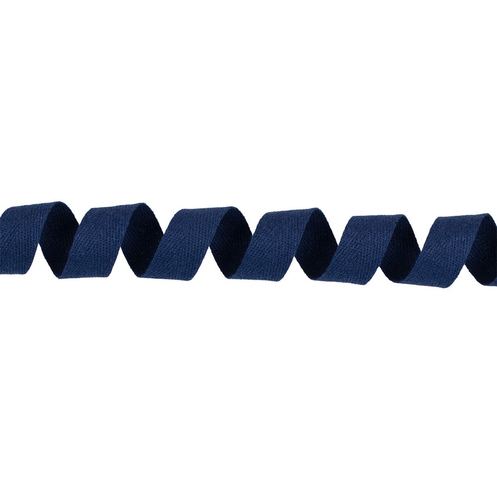 Тесьма (лента) киперная (100% х/б) 20 мм / 50 метров, т.синий/dark blue, Gamma TCT-20