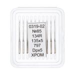 Иглы для промышленных швейных машин Арти 319-02 (№65-85), 10 шт, №85