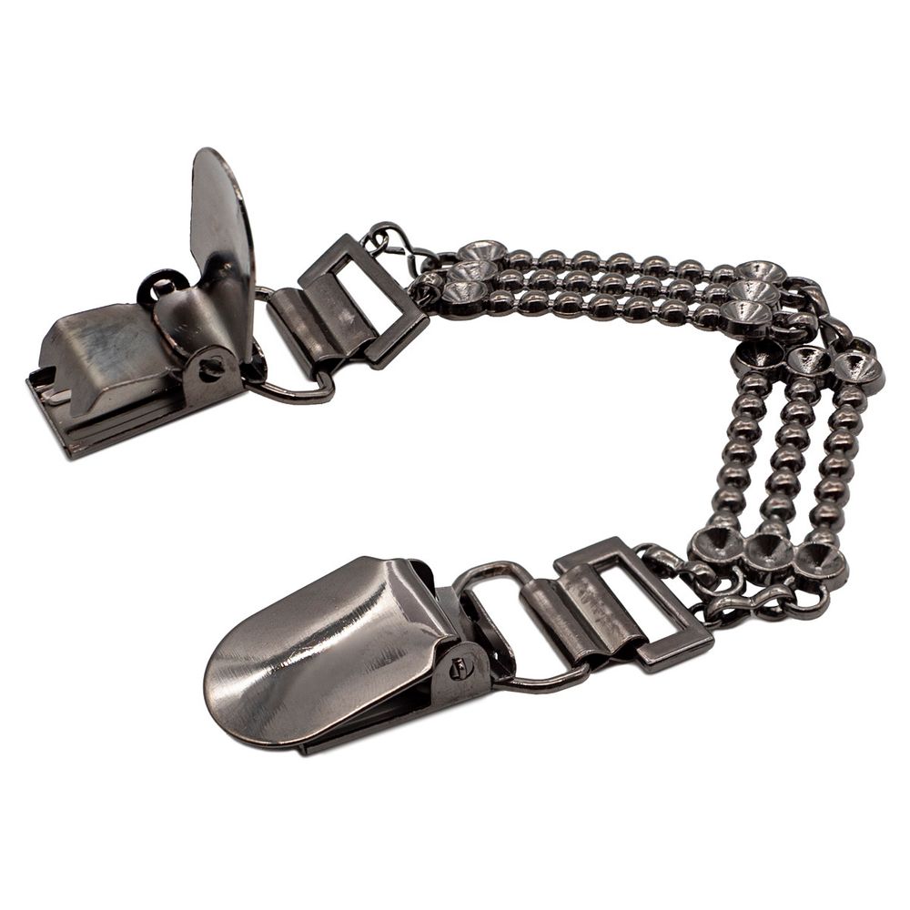 Застежка для кардигана 19х195мм (Pewter (олово (черный никель))), MT1948