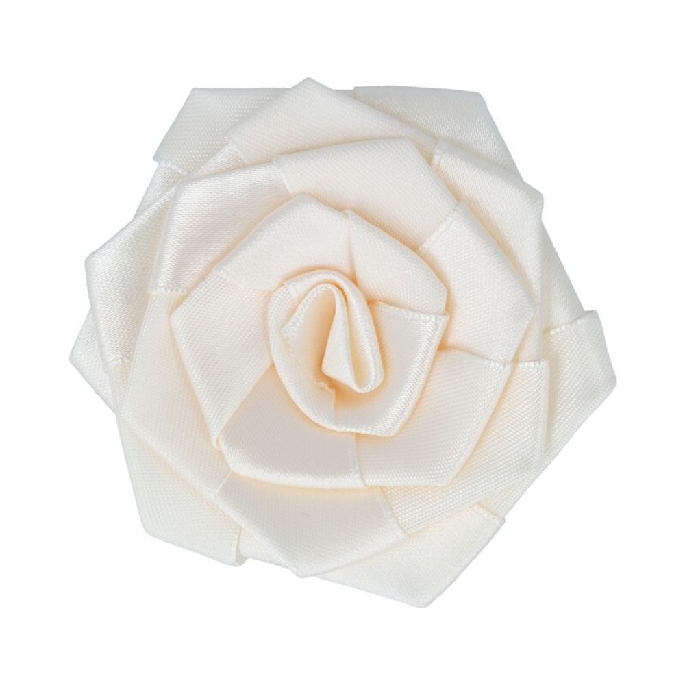 Цветочки термоклеевые 7,5х7,5 см, 6 шт, №008 кремовый, Blitz 90