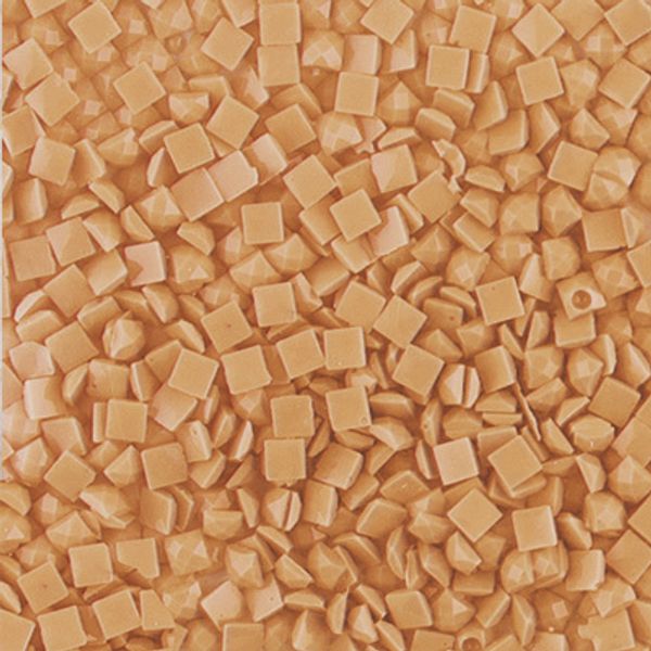 Стразы неклеевые акрил 2.3х2.3 мм, 100 г (10х10 г), /РП/, №3203 розово-бежевый, Zlatka ZMS