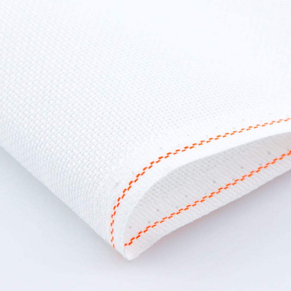 Канва Zweigart Aida extra fine 20 ct, отрез 100х110 см, 1 белый /TOS/ Канва Zweigart Aida extra fine 20 ct, отрез 100х110 см, 1 белый /TOS/