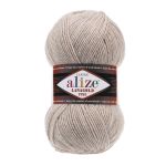 Пряжа Alize (Ализе) Lana Gold Fine / уп.5 мот. по 100 г, 390м, 152 бежевый меланж A