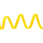 Лента репсовая (в рубчик) 6.0 мм, 25м 7702719 (645 желтый)