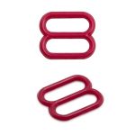 Рамки-регуляторы для бюстгальтера пластик 10.0 мм, 100 шт, C520 т.красный