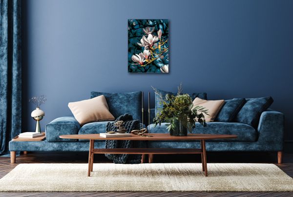 Картина по номерам Фрея PNB/PMC-237, Цвет магнолии, (цветной холст) 40х30 см