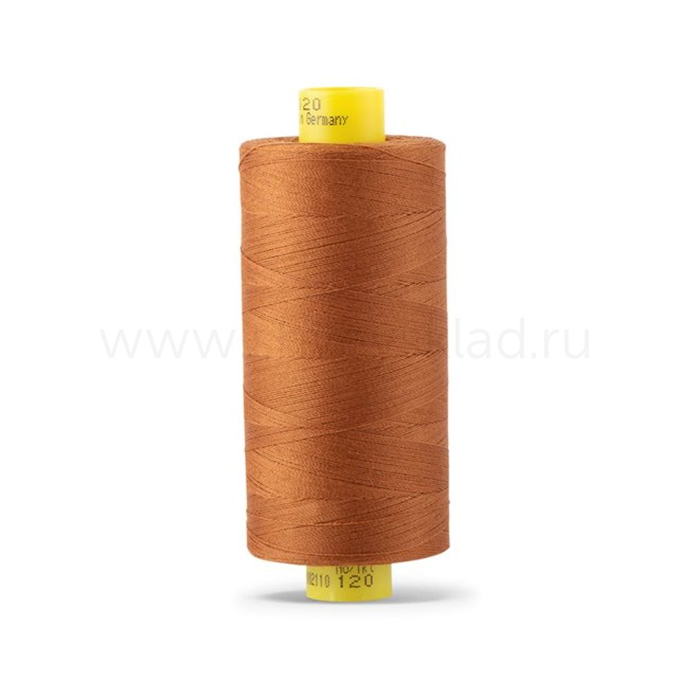 Нитка универсальная Gutermann Mara 120/2, 1000 м, 700207, 448 шоколадная охра, 1 шт