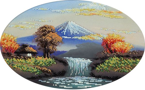Набор для вышивания бисером Panna, Поющая река, 32х20 см