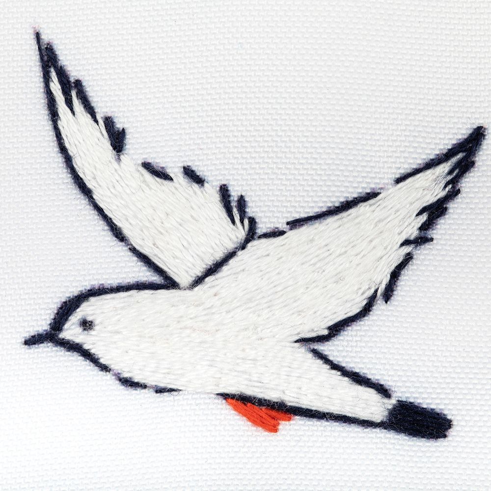 Набор для вышивания нитками Panna, Живая картина. Паттерн. Морской, 18х30 см