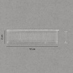 Держатели этикеток к этикет пистолету 20 мм, 5000 шт, прозрачный, Micron TPS-01