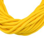 Шнур отделочный ⌀7.0 мм / 100м (хлопок 21%, полиэстер 79%) (желтый), Р5286