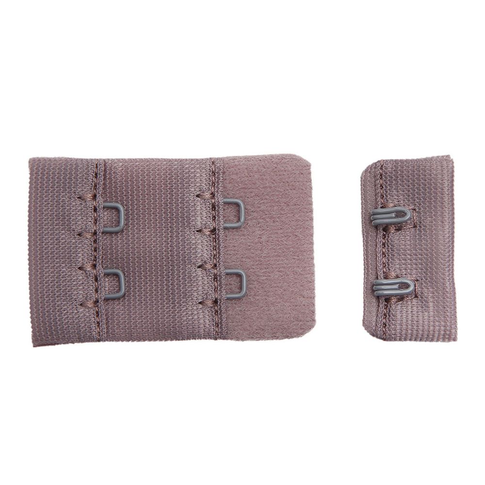 Застежки для бюстгальтера текстильные 2х2, 28 мм, 1645 шиншилла, 2686, 25 шт, Arta