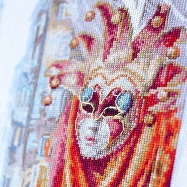 Набор для вышивания нитками Чудесная игла, Магия карнавала, 30х45 см