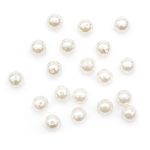 Бусины пластик (жемчуг) ⌀14 мм, 25 г, Astra&Craft, 001 NL белый