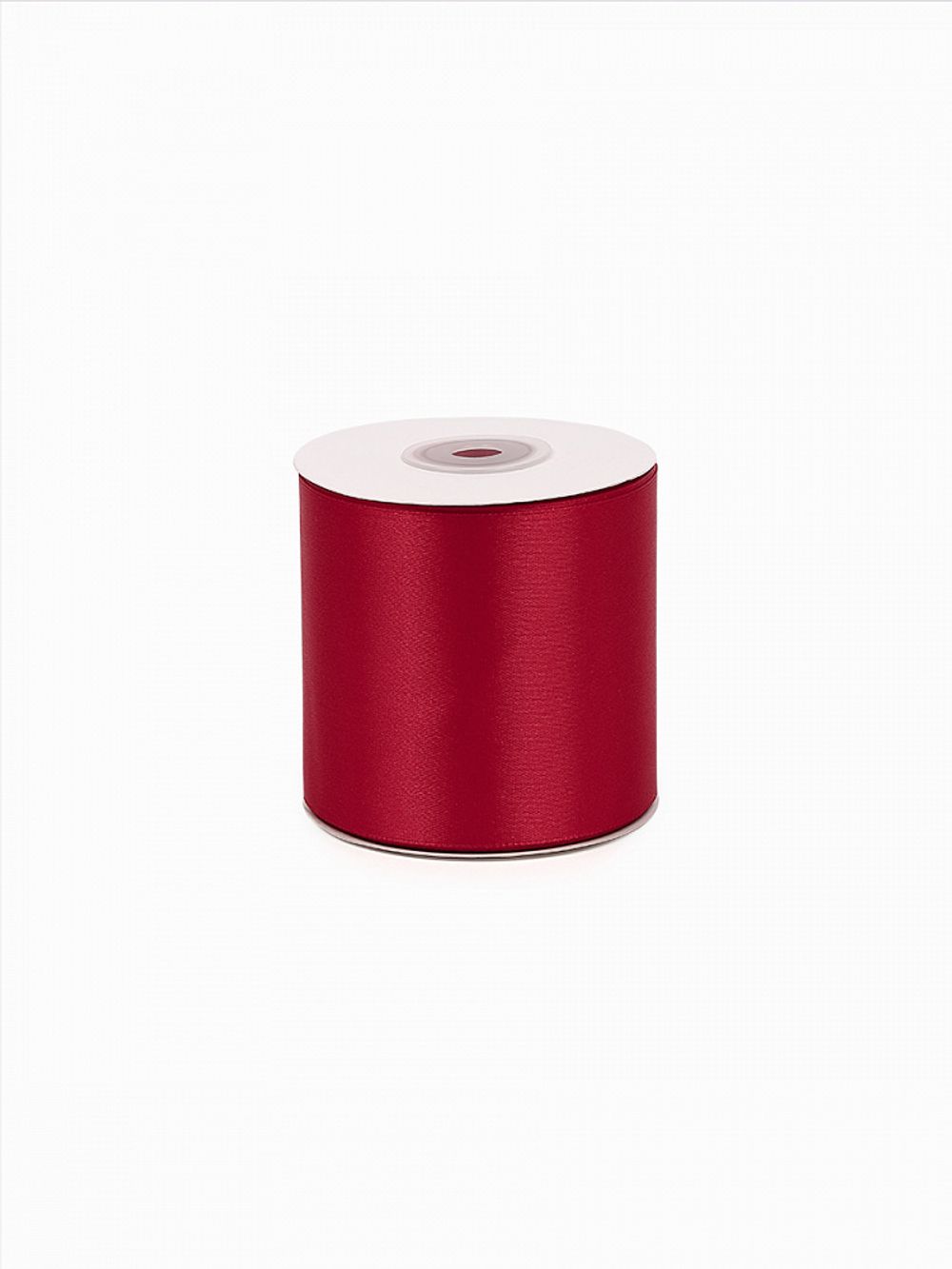 Лента атласная 1-сторонняя 75.0 мм / 22.5±1 метра, 3091 т.красный, Magic4Hobby