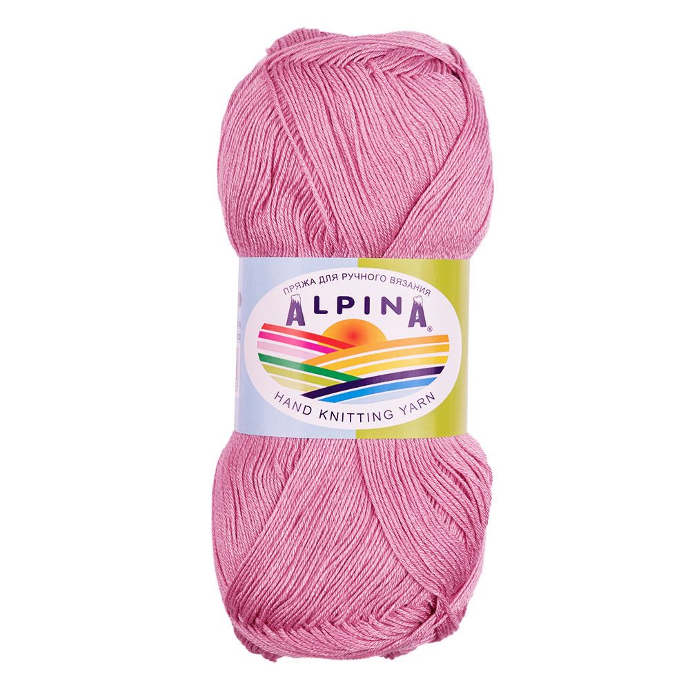 Пряжа Alpina Viven / уп.10 мот. по 50г, 405м, 15г, розовый