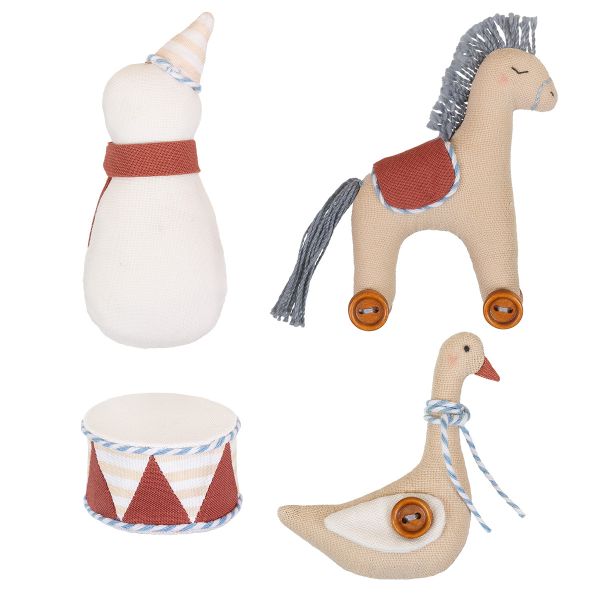 Набор для шитья игрушки Елочные игрушки 9 см, Miadolla NY-0387