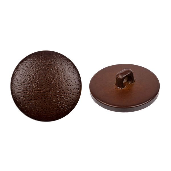 Пуговицы на ножке костюмные 25 мм, 24 шт, D568 коричневый, Blitz DRN 0006