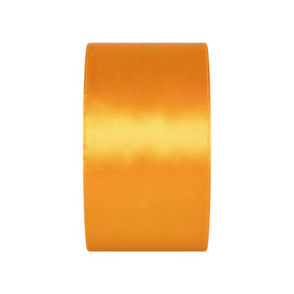 Лента атласная 1-сторонняя 50.0 мм / 33±2 метра, 120 т-желтый, Gamma