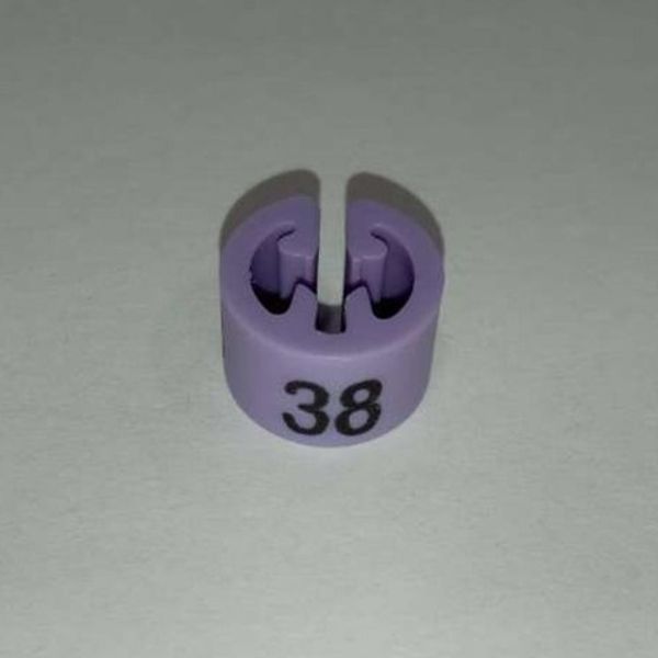 Размерник на вешалку (38 сиреневый), 50 шт