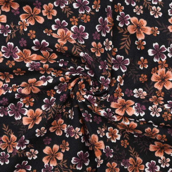 Ткань для рукоделия теплый хлопок набивной арт 531 рис 21297 вид 2 Жасмин, 50х50 см, Astra&Craft