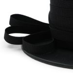 Резинка бельевая (бретелечная) матовая 8.0 мм / 50 метров, черный, (МL195.008)