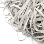 Резинка латексная гладкая 8.0 мм / 5 кг (≈ 775 метров), толщ. 0.6 мм, белый