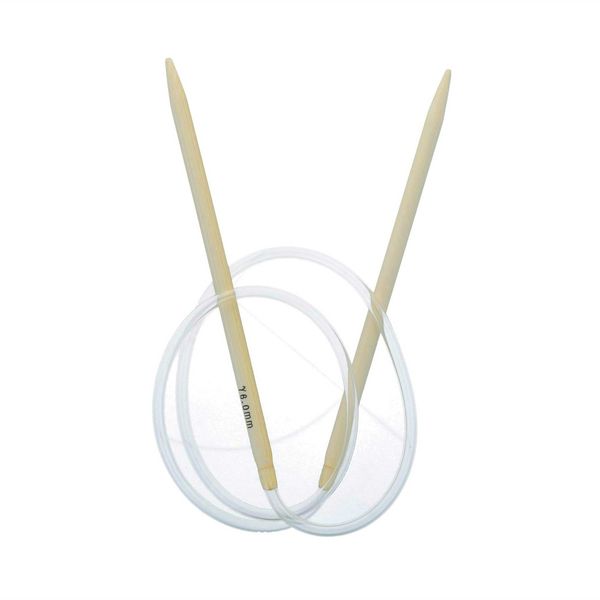 Спицы круговые бамбук ⌀6,0 мм, 80 см, Gamma BC1