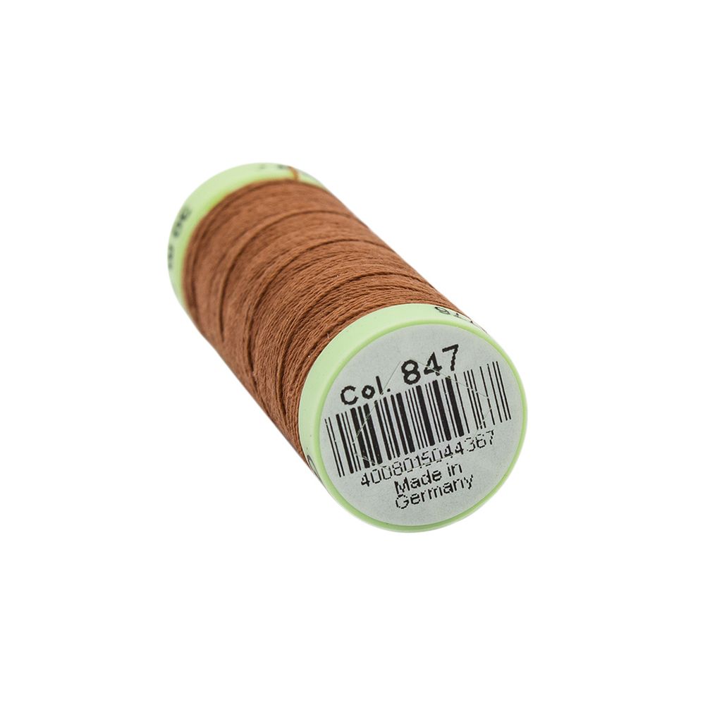 Нитки отделочные Gutermann Top Stitch, 30м, 847 медно-коричневый, 5 катушек