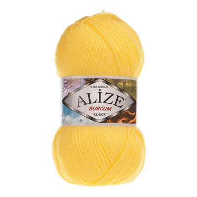 Пряжа Alize (Ализе) Burcum Klasik / уп.5 мот. по 100 г, 210м, 216 цыпленок A