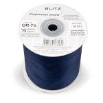 Лента капроновая (органза) 75.0 мм / 22.8±1 метра, 095 чернильный, Blitz OR-75